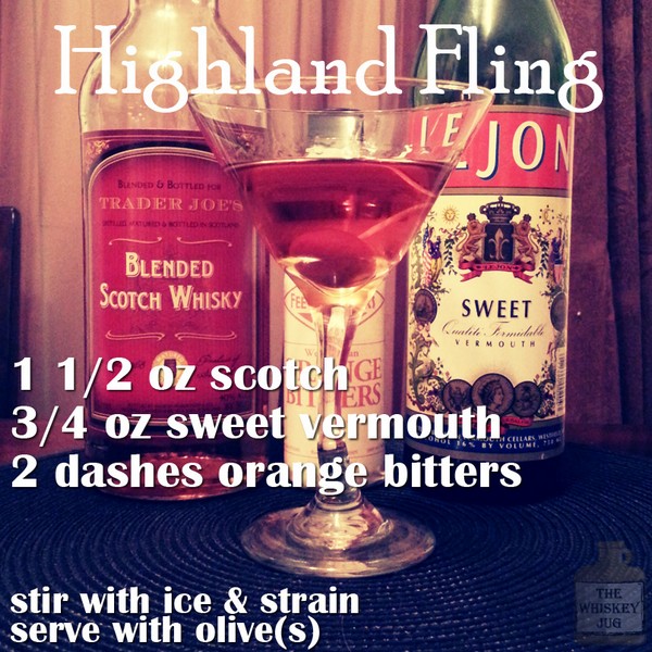 Highland Fling Cocktail recipe